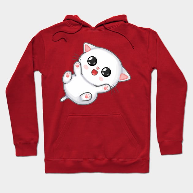 Cute Kitten desing Hoodie by SGcreative